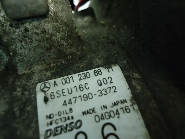 Compresor de aire acondicionado MERCEDES C W204 3.0CDI V6 A0012308611 image 3