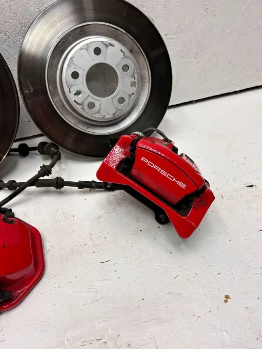 Porsche OEM 95B615106ES Bremszangen & Scheiben Set image 5