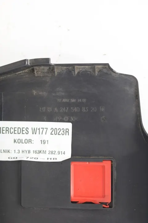 Tampa de bateria OEM A2475411400 para Mercedes Classe A W177 image 3