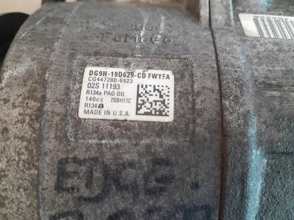 COMPRESSEUR A/C FORD EDGE II MK2 2015-2018 2.0 ECOBOOST DG9H19D629CD image 2