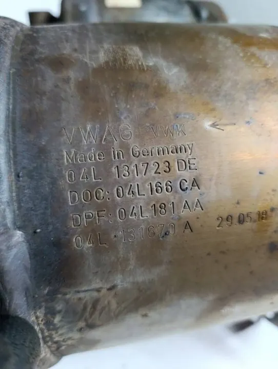 DPF-suodatin Audi Q2 16-19 2.0 TDI OEM 4L131902H image 5