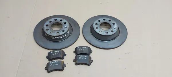 OEM Tarcze hamulcowe klocki tył VW Tiguan I LIFT 2.0 TDIParts ___++PO Remschijven & Blokken image 3