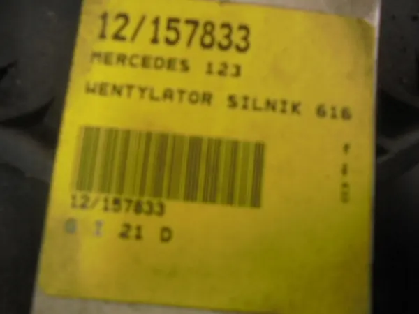 MERCEDES 123 W123 Moottorituuletin 1152050406 image 4