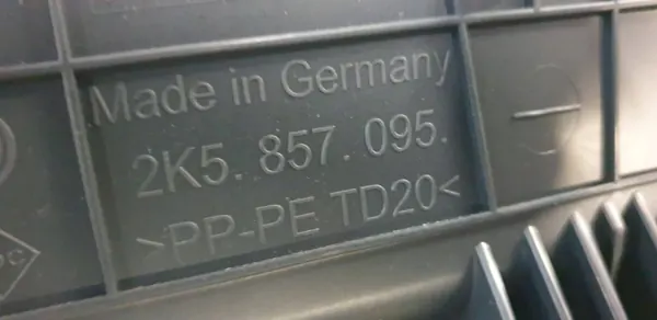 Compartiment planche VW Caddy IV OEM 2K5857095B image 5