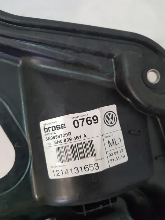 Elevador de vidro traseiro esquerdo VW Tiguan 5N 5N0839461A image 5