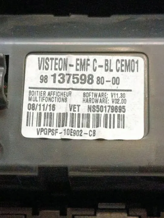 Écran de navigation OEM 9813759880 pour Peugeot Expert Fourgon image 3