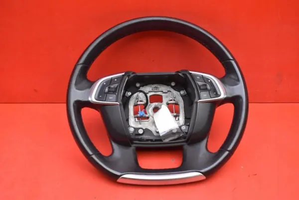 Nahka Ohjauspyörä Monitoimi OEM 98039712ZD Citroen C4 image 2