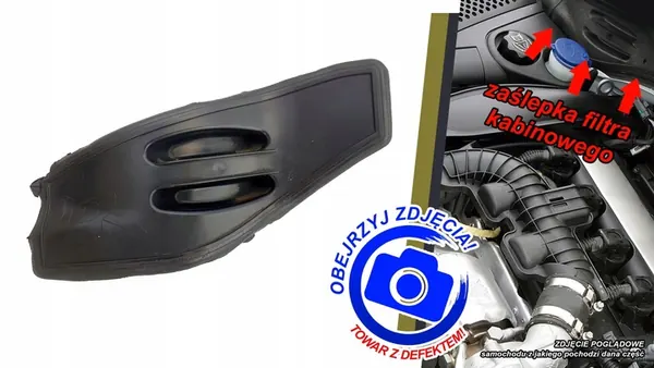 Tampa do filtro de cabine Peugeot 207 OEM KD4674 image 1