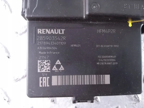 Módulo de imobilizador Dacia 285903542R - Peça OE usada image 3