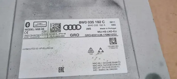 Lecteur de cartes multimédia Audi OEM 8W0035192C image 3
