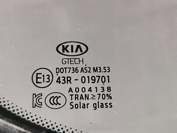 Ventana trasera derecha OEM 43R019701 para Kia Stinger image 4