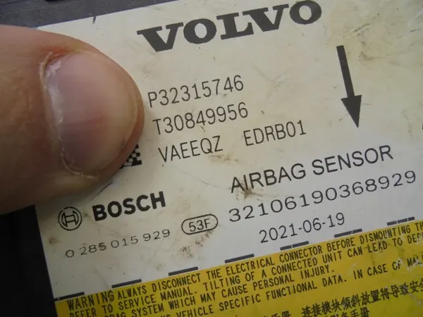 Módulo Sensor Airbag OEM P32315746 para Volvo image 5