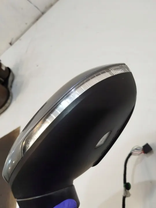 Left Mirror VW Passat B8 LR7H Complete 13-Pin UK image 3