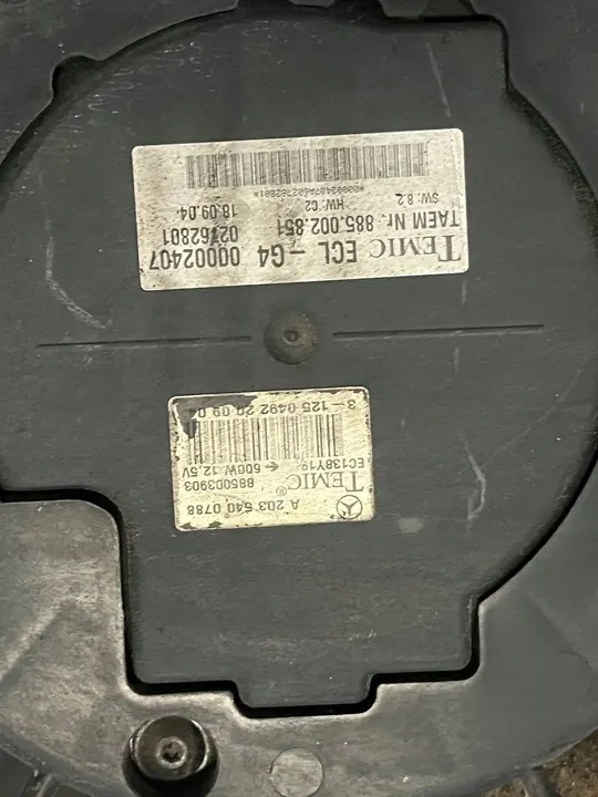 Kylarrubrik Mercedes-Benz C W203 OE A2035400788 image 3