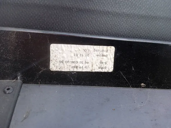 BMW E46 Kofferraum-Rollo OEM 7027394 image 4