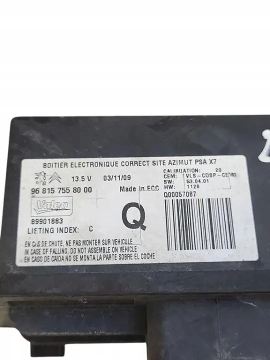 Module contrôle lumières Citroen OEM 968157558000 image 4