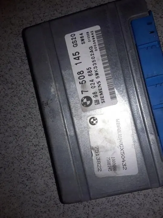 Module Confort BMW OEM 7508145 pour 3 Touring image 2
