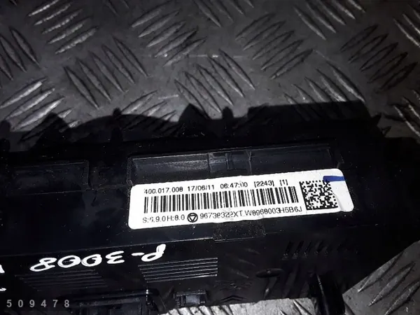 Módulo de control AC Peugeot 3008 OEM 96738322xt image 4