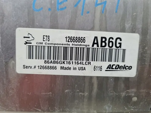 Motorstyrenhet AB6G 12668866 för Opel Corsa E 1.4 Turbo image 3