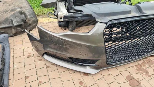 Audi A5 8T Lift 12-15 Parachoques Delantero Rociadores Xenon image 2