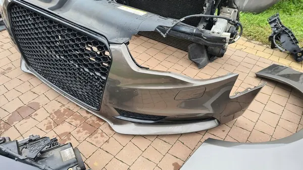 Audi A5 8T Lift 12-15 Parachoques Delantero Rociadores Xenon image 3