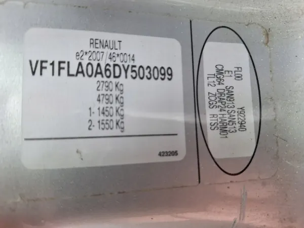 Cloison de séparation Renault OE pour Trafic II, Vivaro A image 6