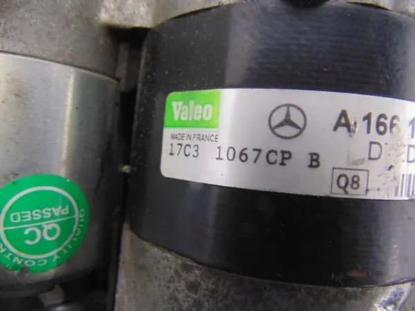 MERCEDES W168 1.4B MOTOR DE ARRANQUE A1661510001 image 6