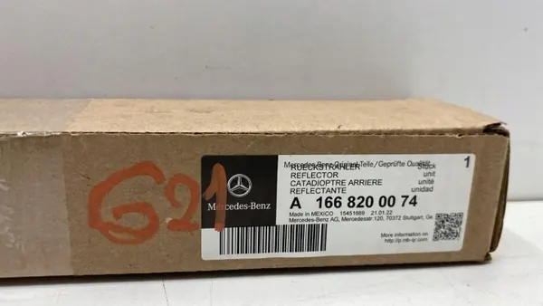 OEM A1668200074 Linker Heckstoßstangenreflektor ML W166 image 3