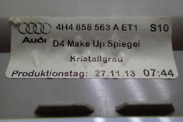 Luz do espelho Audi A8 D4 OEM 4H4858563A - Usado image 5