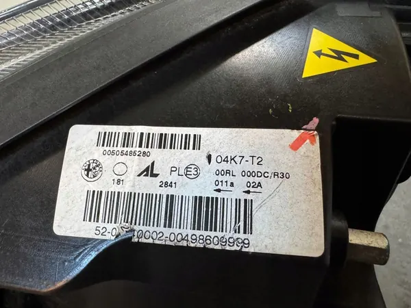 Faros derecho Xenón Carbon Alfa Romeo Giulietta 00505485280 image 3