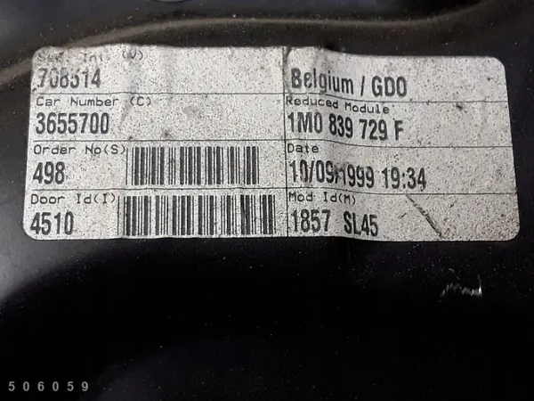 Fensterheber Seat Toledo OEM 1M0839729F image 3