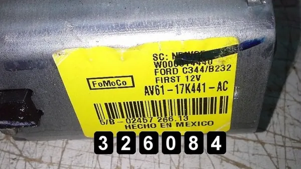 Scheibenwischermotor Ford B-Max OEM AM-326084 - Gebraucht image 4