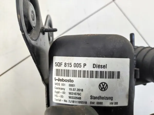 OEM 5QF815005P Webasto-värmare för VW Tiguan II 2.0 TDI image 10