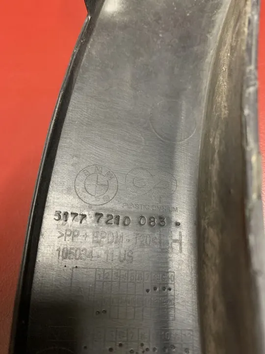 2013 BMW X3 F25 Rear Wheel Arch Trim 51777210083 image 3