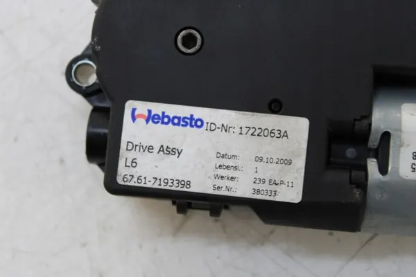 Motor de teto solar OEM 7193398 para BMW F01 F10 F11 image 4