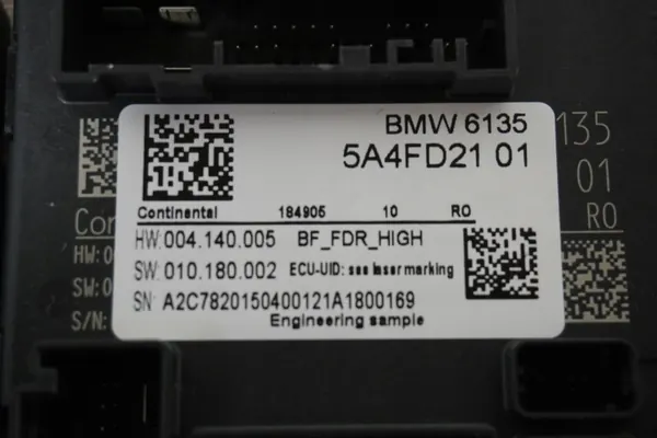 BMW Ovi Moduuli OEM 5A4FD20 5A4FD21 Käytetty image 3