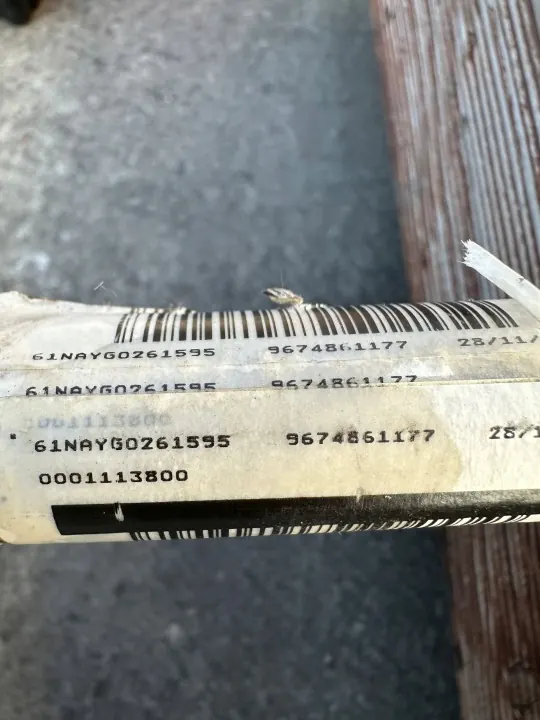 OEM 9812112580 Lenksäulenverriegelungsstange - Gebraucht image 5