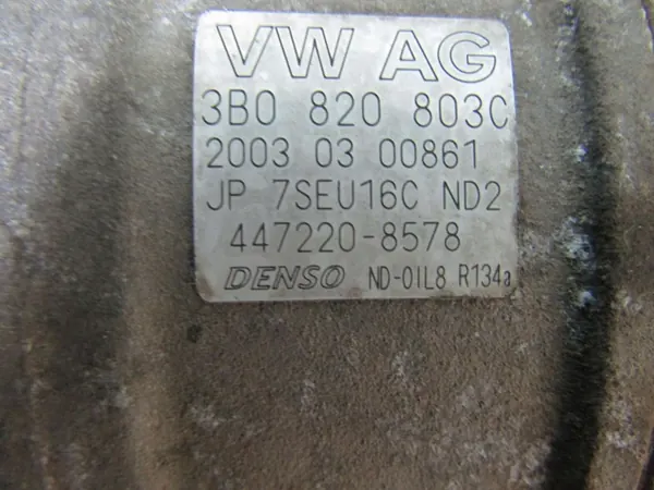 Ilmastointikompressori VW Touareg 03R 3.2 V6 3B0820803C image 5
