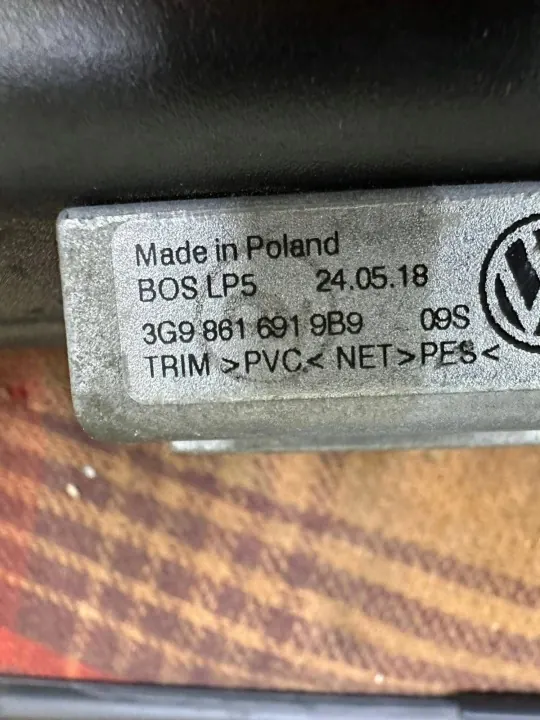 Filet de coffre VW Passat B8 Break OEM 3G9861691 image 6