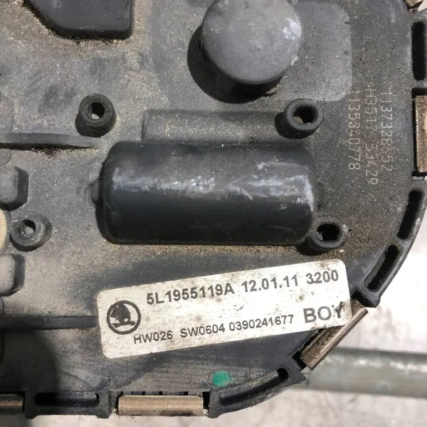 Pyyhkijän mekanismi moottorilla Skoda Yeti (5L) 5L1955119A image 2