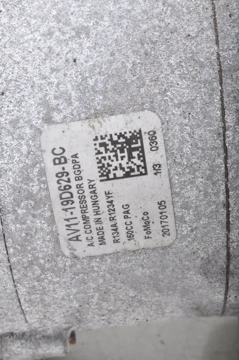 COMPRESSEUR CLIMATISATION FORD FIESTA MK7 1.6 Ti AV11-19D629-BC image 2