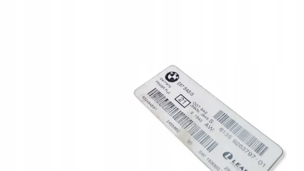 Unidade controle suspensão ar traseira OEM 9263797 BMW X1 image 3