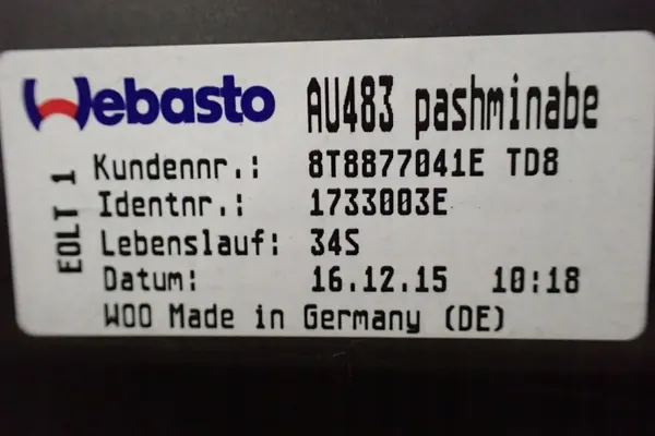 Audi A5 8T Schiebedach OEM 8T8877041E - Gebraucht image 4