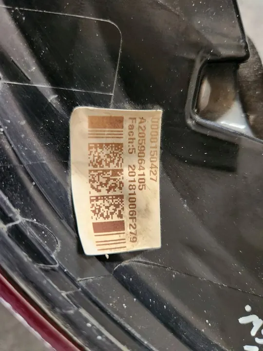 Rechter achter LED-achterlicht - Mercedes C-Klasse W205 2018-2021 image 7