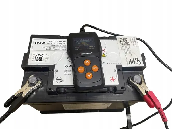 AGM-akku OEM 9878490 12V 70Ah BMW:lle image 5