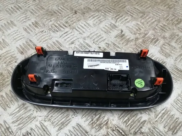 Fiat 500X Klimaanlage Bedienfeld OEM 735634480 image 4