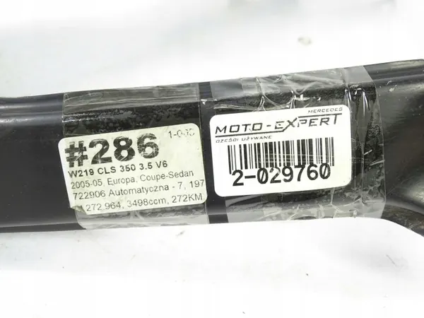 Soporte para gafas delantero derecho Mercedes CLS W219 OEM A2196200216 image 5