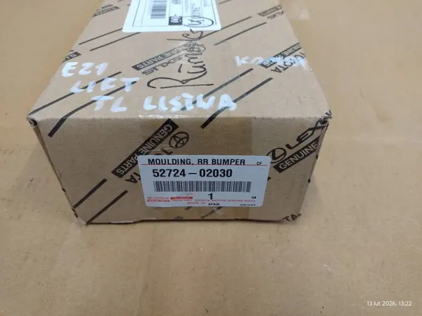 OEM 52724-02030 Takapuskurin Lista Vasen Kromi Käytetty image 7