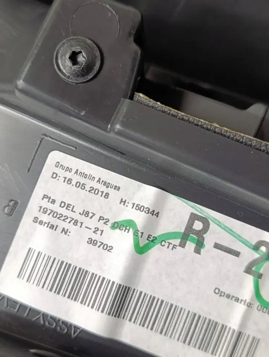 Renault Captur I LIFT 13-19 Dörrklädsel Höger Fram OEM 809009648R image 3