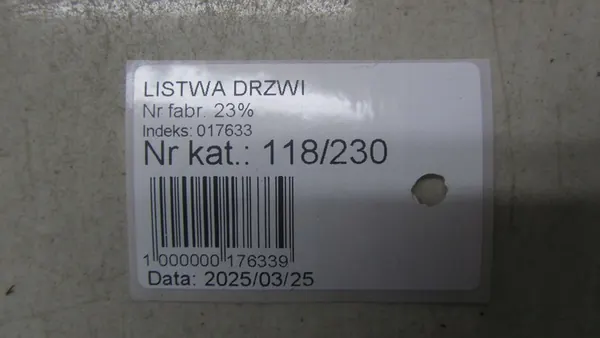 TRAFIC VIVARO II LEFT FRONT DOOR TRIM 8200036088 image 5